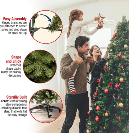 🎅 𝟐𝟎𝟐𝟓 𝐂𝐡𝐫𝐢𝐬𝐭𝐦𝐚𝐬™🎄Remote Control Retractable Artificial Christmas Tree🎄